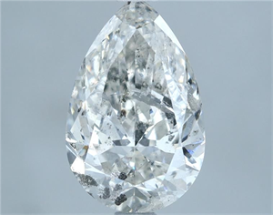 Picture of Natural Diamond 2.01 Carats, Pear with  Cut, H Color, I1 Clarity and Certified by IGI