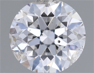 Picture of Natural Diamond 1.06 Carats, Round with Very Good Cut, E Color, SI2 Clarity and Certified by IGI