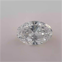 Natural Diamond 1.01 Carats, Oval with  Cut, D Color, SI1 Clarity and Certified by GIA