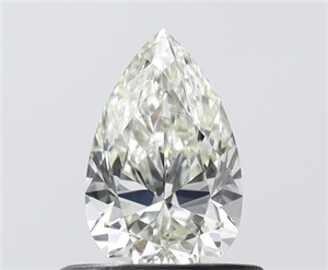 Picture of Natural Diamond 0.50 Carats, Pear with  Cut, I Color, VS1 Clarity and Certified by IGI