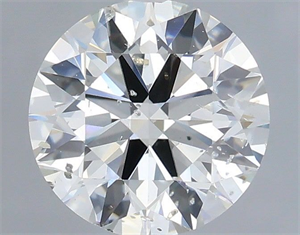 Picture of Natural Diamond 1.02 Carats, Round with Excellent Cut, J Color, I1 Clarity and Certified by GIA