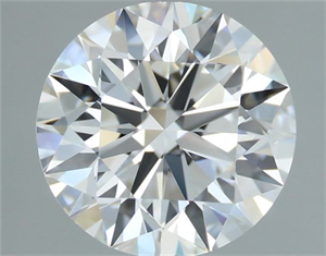Picture of Natural Diamond 2.40 Carats, Round with Excellent Cut, G Color, IF Clarity and Certified by GIA