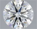 Natural Diamond 0.50 Carats, Round with Excellent Cut, F Color, VS2 Clarity and Certified by IGI