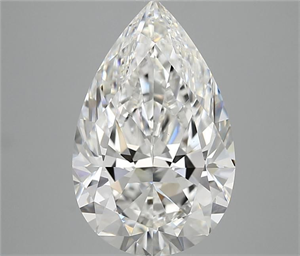 Picture of Natural Diamond 5.02 Carats, Pear with  Cut, F Color, VS1 Clarity and Certified by GIA