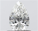 Diamante Natural 0.50 quilates, De pera , Color H, claridad VVS2 y certificado IGI