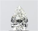 Natural Diamond 0.52 Carats, Pear with  Cut, H Color, IF Clarity and Certified by IGI