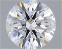 Del inventario de diamantes de laboratorio, 0.72 quilates, Redondo , Color D, claridad VVS2 y certificado IGI