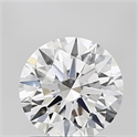 Lab Grown Diamond 1.71 Carats, Round with Ideal Cut, G Color, VS2 Clarity and Certified by IGI