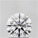 Lab Grown Diamond 1.55 Carats, Round with Ideal Cut, E Color, SI1 Clarity and Certified by IGI