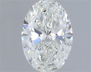 Picture of Natural Diamond 0.57 Carats, Oval with  Cut, E Color, SI1 Clarity and Certified by IGI