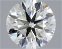 Natural Diamond 0.90 Carats, Round with Very Good Cut, H Color, VS1 Clarity and Certified by IGI