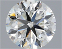 Natural Diamond 1.00 Carats, Round with Very Good Cut, H Color, VS2 Clarity and Certified by IGI
