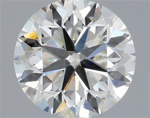 Picture of Natural Diamond 1.00 Carats, Round with Very Good Cut, H Color, VS2 Clarity and Certified by IGI