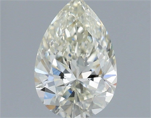 Picture of Natural Diamond 0.53 Carats, Pear with  Cut, I Color, VS1 Clarity and Certified by IGI