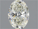 Natural Diamond 1.58 Carats, Oval with  Cut, J Color, VVS1 Clarity and Certified by IGI