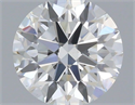 Natural Diamond 0.41 Carats, Round with Excellent Cut, I Color, VS2 Clarity and Certified by GIA