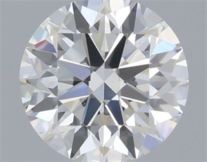Picture of Natural Diamond 0.41 Carats, Round with Excellent Cut, I Color, VS2 Clarity and Certified by GIA