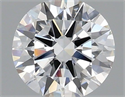 Natural Diamond 0.70 Carats, Round with Excellent Cut, D Color, VVS2 Clarity and Certified by GIA