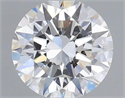 Natural Diamond 0.70 Carats, Round with Excellent Cut, E Color, VVS2 Clarity and Certified by GIA