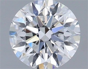 Picture of Natural Diamond 0.70 Carats, Round with Excellent Cut, D Color, VS2 Clarity and Certified by GIA