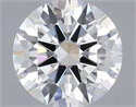 Natural Diamond 0.73 Carats, Round with Excellent Cut, E Color, IF Clarity and Certified by GIA