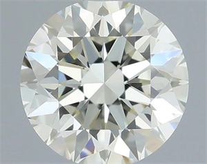 Picture of Natural Diamond 0.42 Carats, Round with Excellent Cut, K Color, VS1 Clarity and Certified by IGI