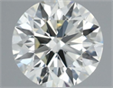 Natural Diamond 0.40 Carats, Round with Excellent Cut, J Color, VS1 Clarity and Certified by IGI