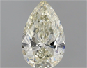 Natural Diamond 0.70 Carats, Pear with  Cut, J Color, SI2 Clarity and Certified by IGI