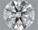 Natural Diamond 1.17 Carats, Round with Excellent Cut, G Color, I1 Clarity and Certified by IGI