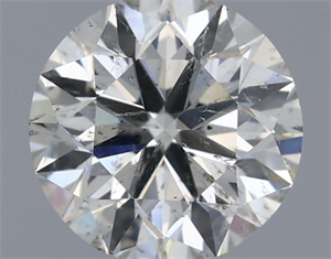 Picture of Natural Diamond 1.07 Carats, Round with Excellent Cut, H Color, SI2 Clarity and Certified by IGI
