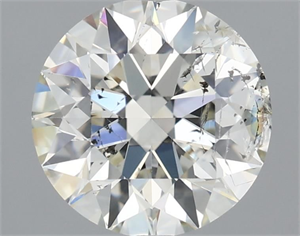 Picture of Natural Diamond 1.50 Carats, Round with Excellent Cut, H Color, SI2 Clarity and Certified by IGI