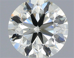 Picture of Natural Diamond 0.70 Carats, Round with Excellent Cut, J Color, VS2 Clarity and Certified by IGI