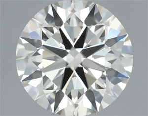 Picture of Natural Diamond 1.04 Carats, Round with Excellent Cut, J Color, VS1 Clarity and Certified by IGI