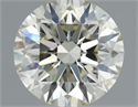 Natural Diamond 1.20 Carats, Round with Excellent Cut, K Color, VVS1 Clarity and Certified by IGI