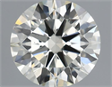 Natural Diamond 1.02 Carats, Round with Excellent Cut, J Color, VS2 Clarity and Certified by IGI