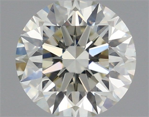 Picture of Natural Diamond 0.63 Carats, Round with Excellent Cut, J Color, VVS2 Clarity and Certified by IGI