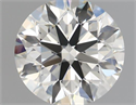 Natural Diamond 1.21 Carats, Round with Excellent Cut, J Color, VVS1 Clarity and Certified by IGI