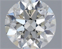 Natural Diamond 1.00 Carats, Round with Very Good Cut, H Color, VVS2 Clarity and Certified by IGI