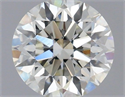 Natural Diamond 1.04 Carats, Round with Excellent Cut, H Color, VVS2 Clarity and Certified by IGI