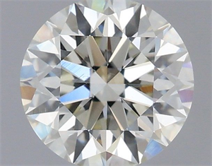 Picture of Natural Diamond 1.04 Carats, Round with Excellent Cut, H Color, VVS2 Clarity and Certified by IGI