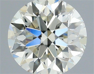 Picture of Natural Diamond 0.49 Carats, Round with Excellent Cut, L Color, VS1 Clarity and Certified by IGI