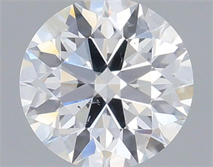 Picture of Natural Diamond 0.42 Carats, Round with Excellent Cut, D Color, SI2 Clarity and Certified by IGI