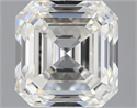 Natural Diamond 1.70 Carats, Asscher with  Cut, I Color, VVS1 Clarity and Certified by GIA