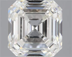 Picture of Natural Diamond 1.70 Carats, Asscher with  Cut, I Color, VVS1 Clarity and Certified by GIA