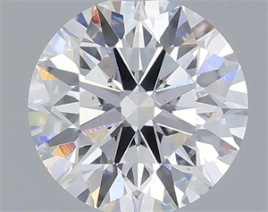 Foto Diamante Natural 0.58 quilates, Redondo , Color E, claridad SI1 y certificado GIA de