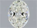 Natural Diamond 0.80 Carats, Oval with  Cut, I Color, VVS2 Clarity and Certified by IGI