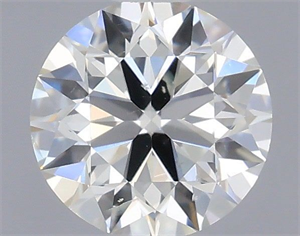 Picture of Natural Diamond 0.40 Carats, Round with Excellent Cut, H Color, SI1 Clarity and Certified by IGI