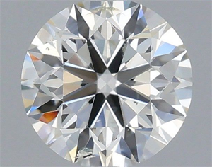 Picture of Natural Diamond 0.40 Carats, Round with Excellent Cut, H Color, SI2 Clarity and Certified by IGI