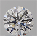 Natural Diamond 0.71 Carats, Round with Excellent Cut, E Color, VVS2 Clarity and Certified by GIA