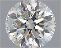 Natural Diamond 1.04 Carats, Round with Excellent Cut, J Color, SI2 Clarity and Certified by GIA